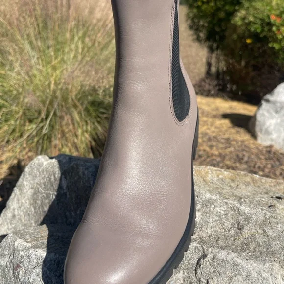 Ecco Women's Ankle Boots in Taupe and Black - Picture 5 of 10